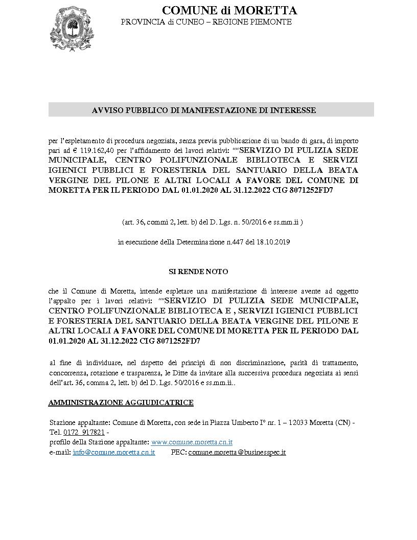 AVVISO ESPLORATIVO PER MANIFESTAZIONE DI INTERESSE PER LA avviso-esplorativo-per-manifestazione-di-interesse-per-la